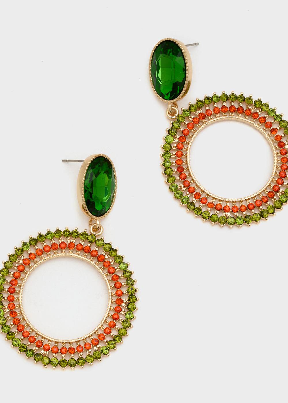 Nalí SILVY PENDANT EARRINGS W/ STONES + COLORS Economico
