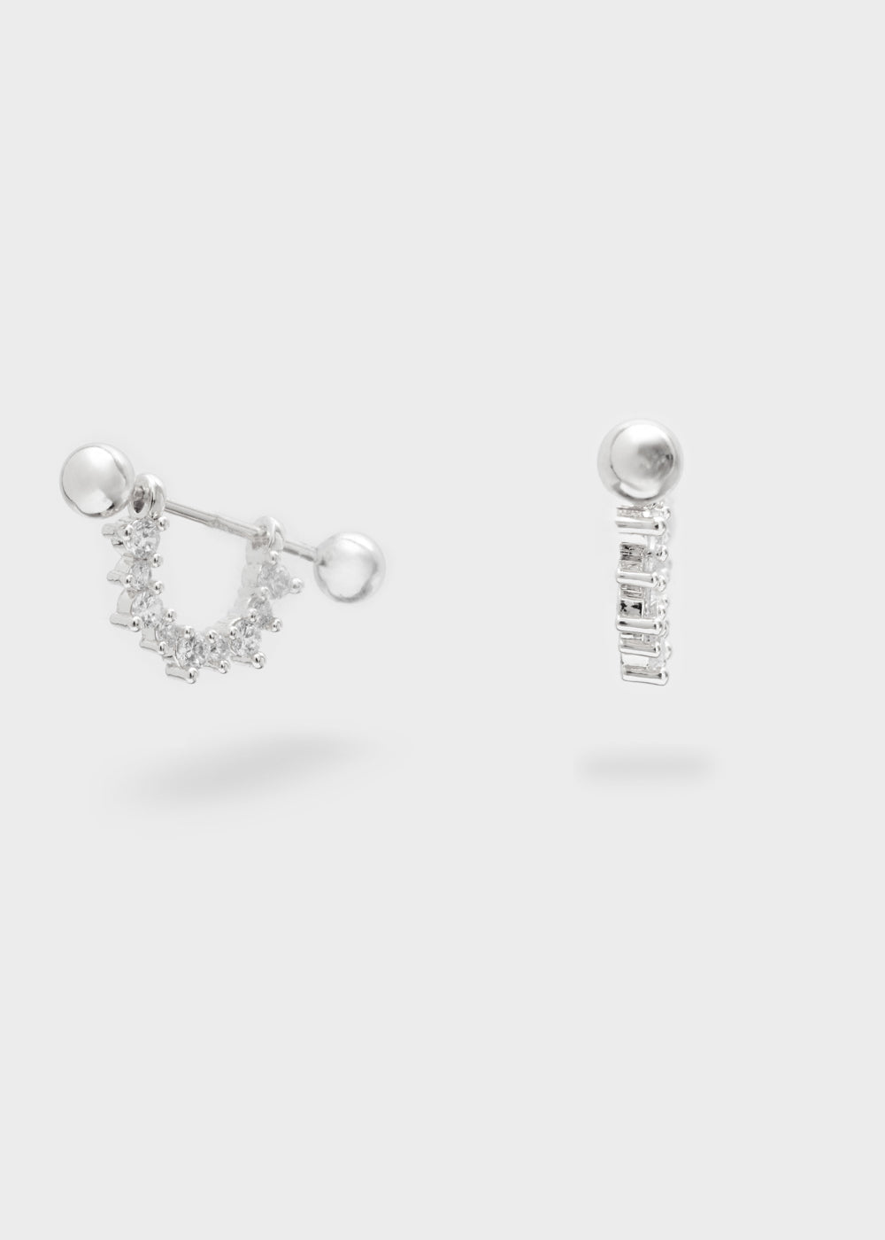 Nalí SIENNA LOBE EARRINGS W/ ZIRCONS + COLORS Economico