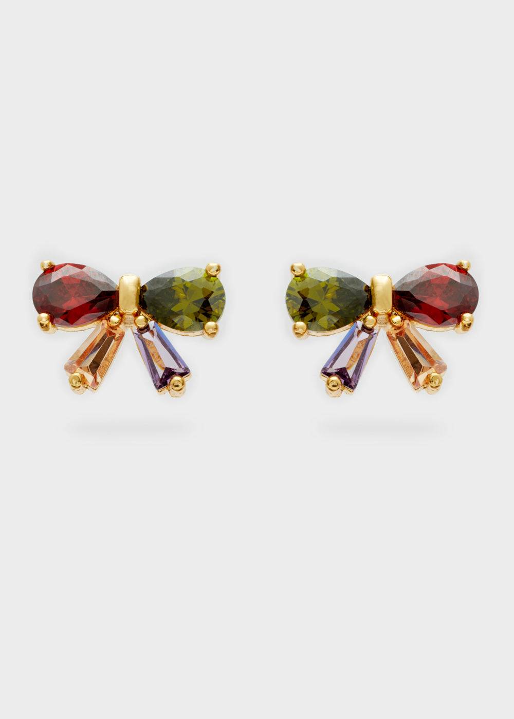 Nalí BOW LOBE EARRINGS ZIRCONS + COLORS Online