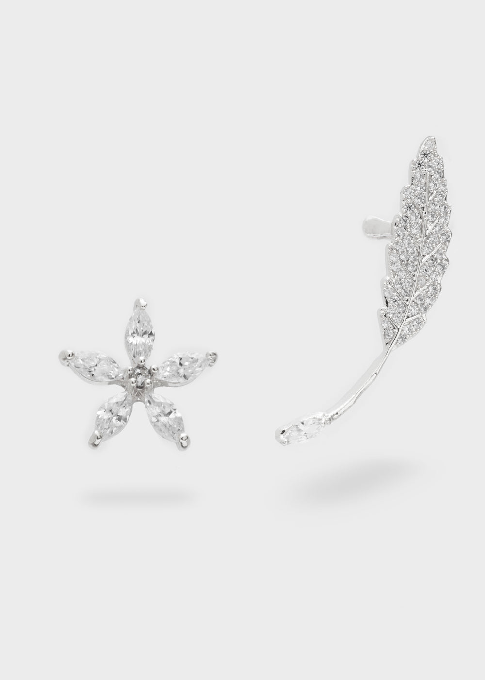 Nalí GOLD EARCUFF EARRINGS ARROW W/ STONES + COLORS In Vendita