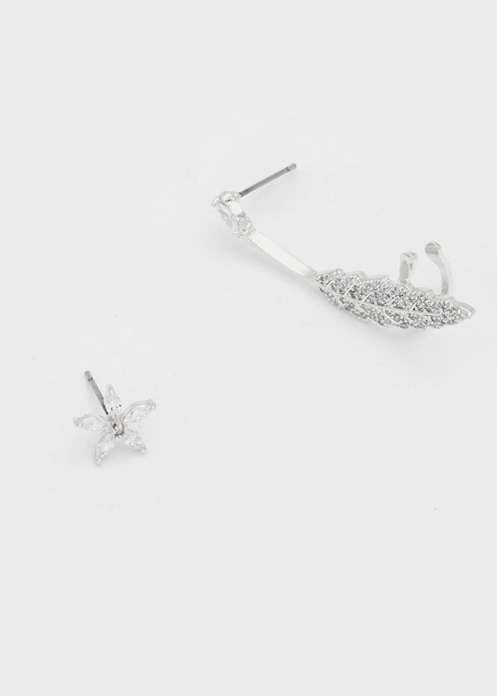 Nalí GOLD EARCUFF EARRINGS ARROW W/ STONES + COLORS In Vendita