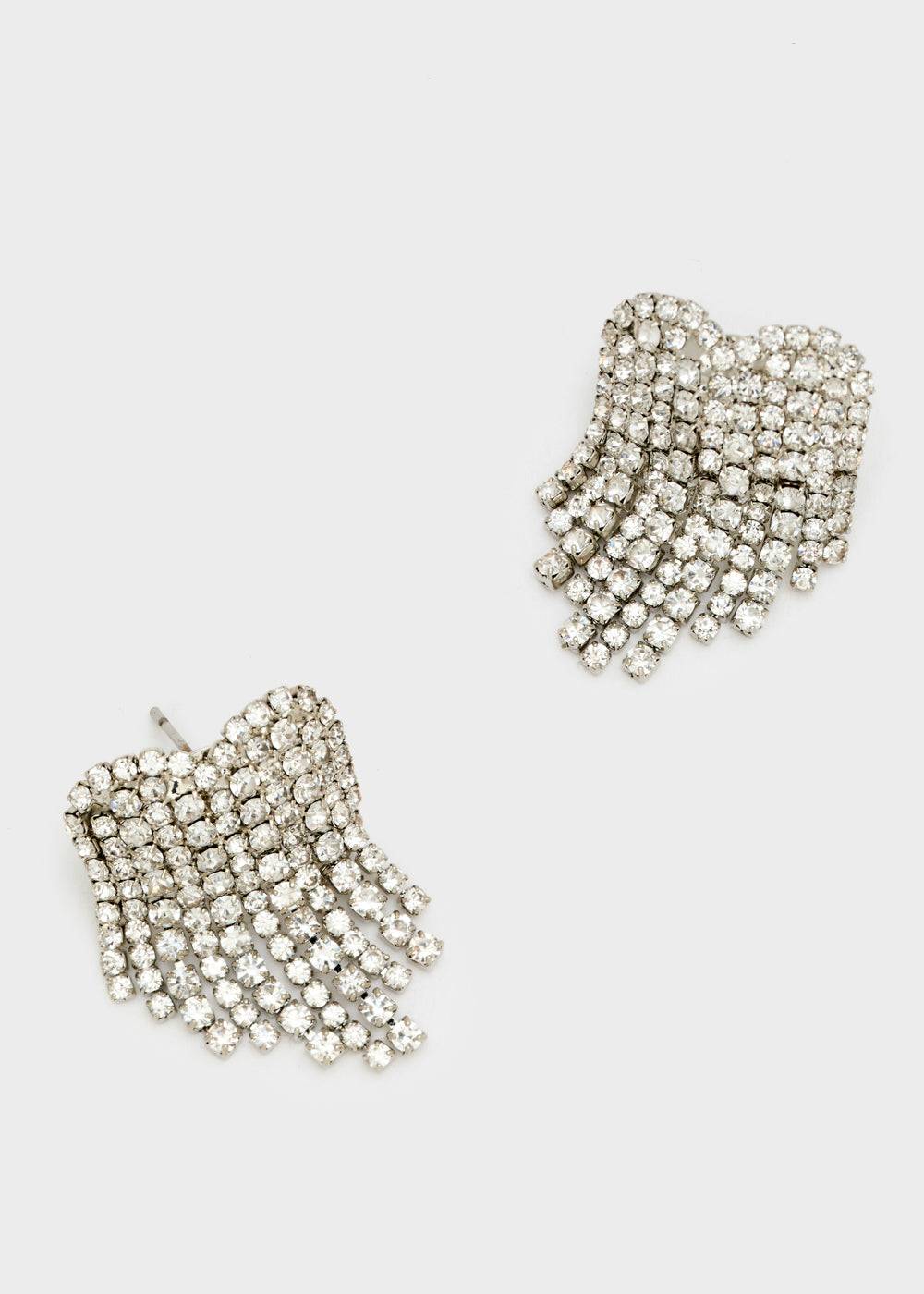 Nalí BABY HEART EARRINGS W/ STONES + COLORS Saldi