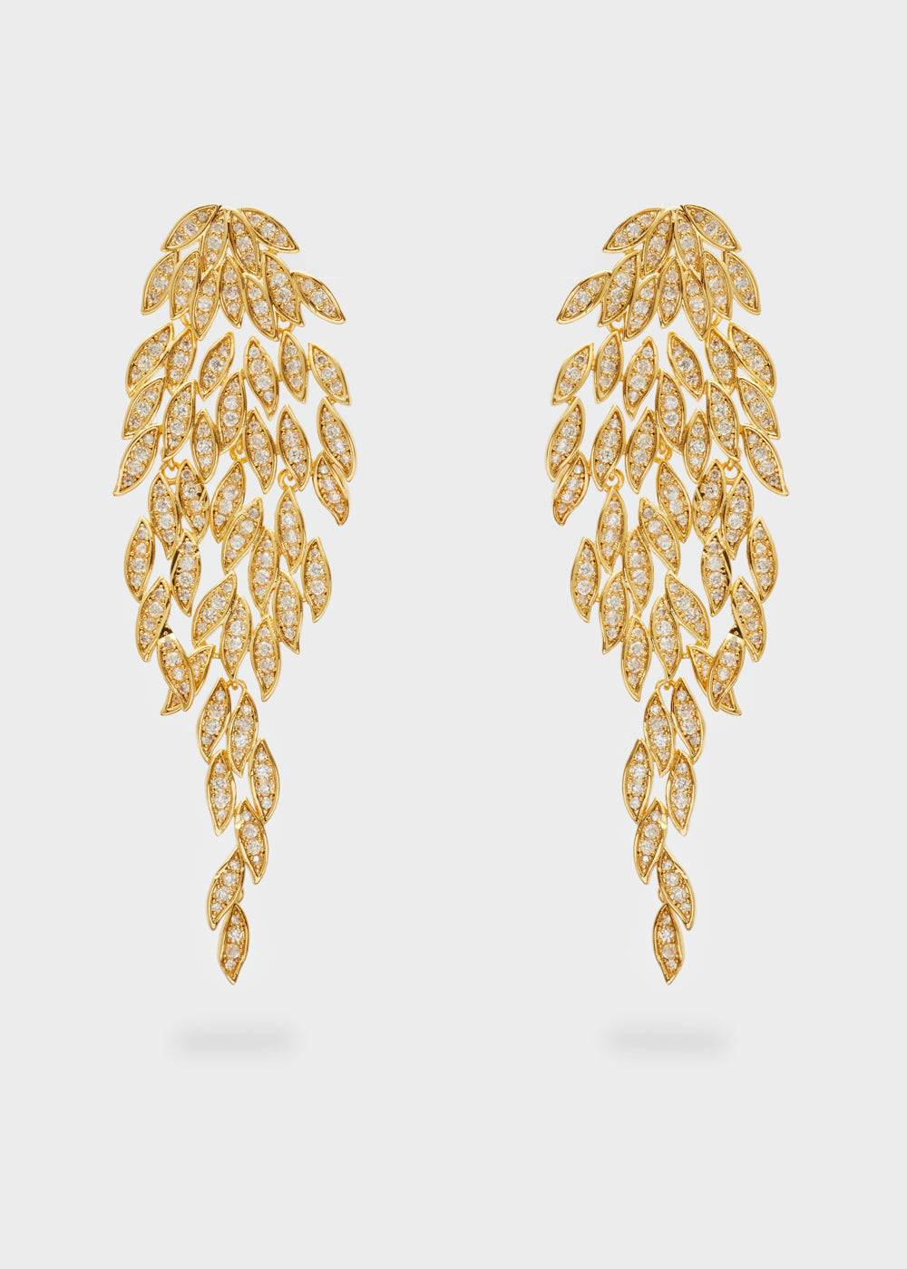 Nalí CASCADE EARRINGS WITH ZIRCONS + COLORS Offerte