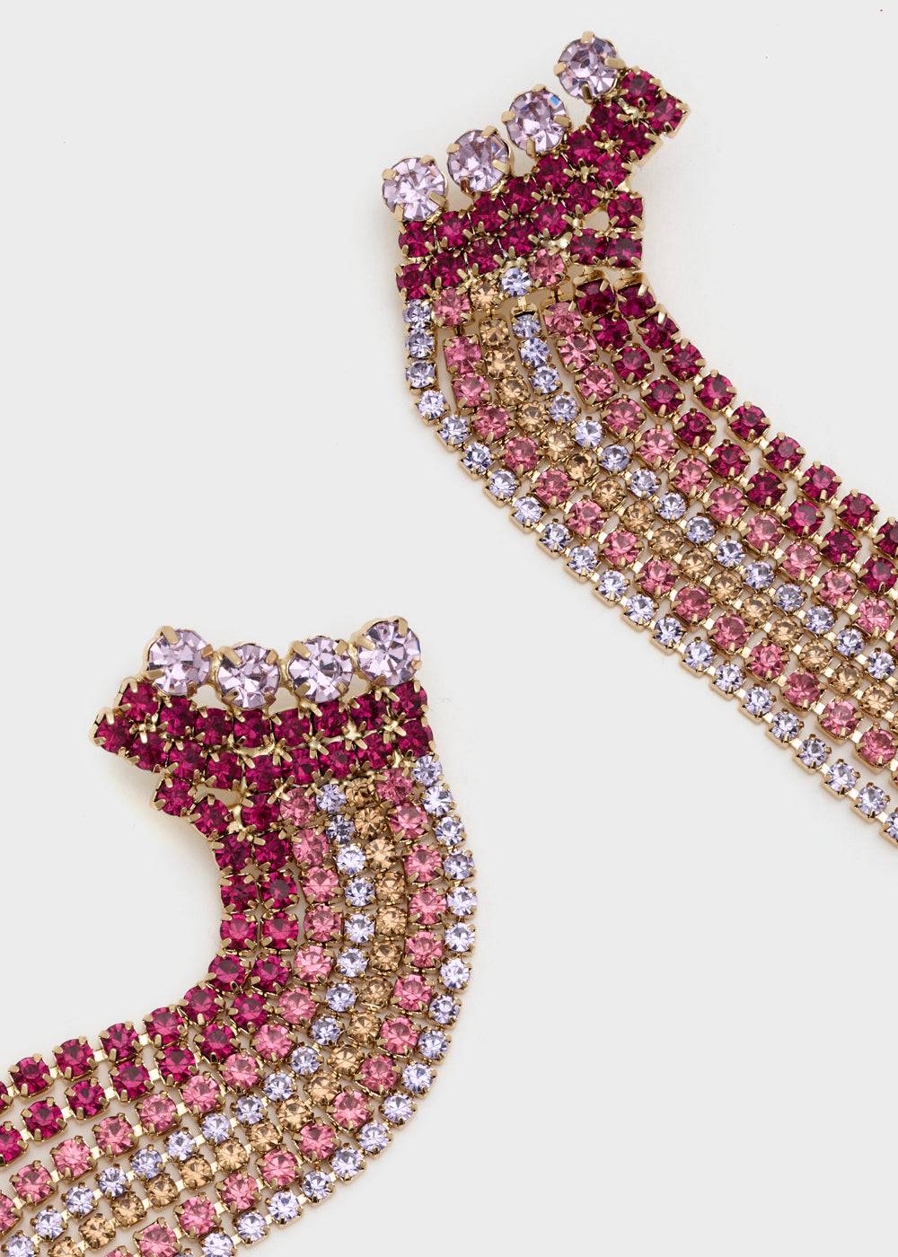 Nalí FESTA EARRINGS W/ STONES + COLORS Vendite Flash