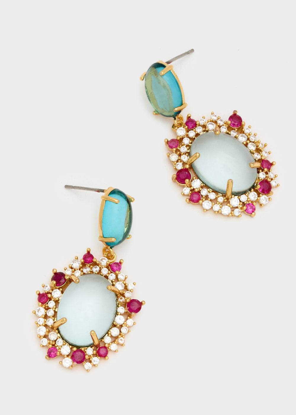 Nalí MERY PENDANT EARRINGS RESIN + COLORS Spedizione gratuita