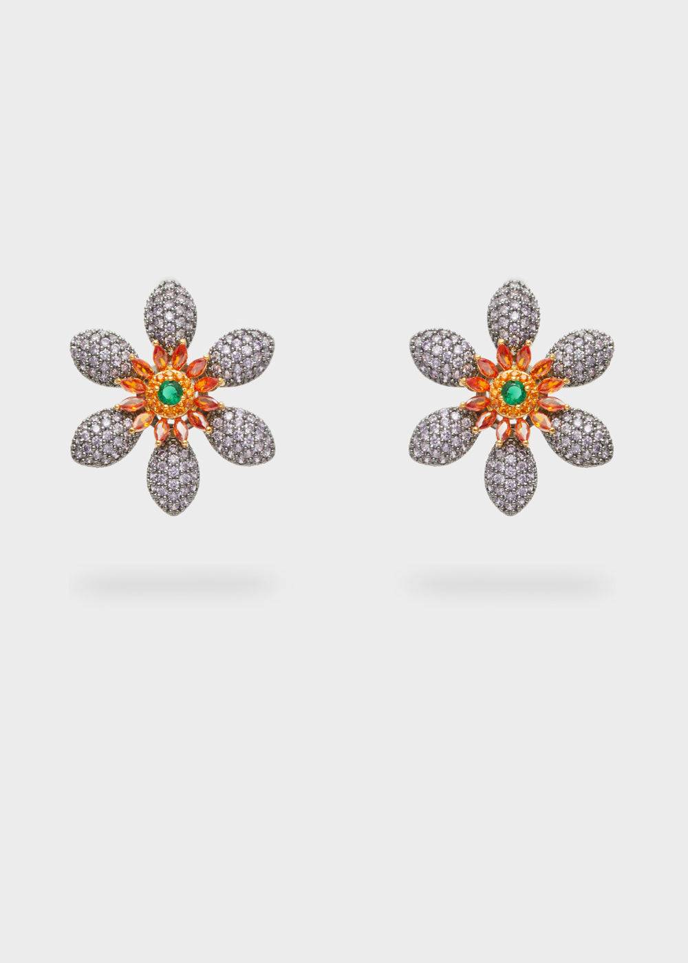 Nalí LEVYA LOBE EARRINGS W/ ZIRCONS + COLORS Nuova