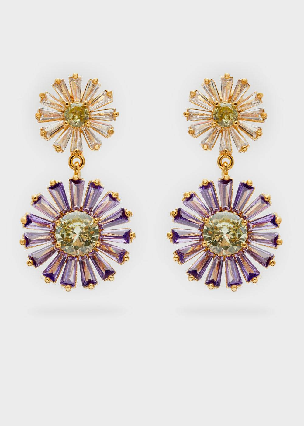 Nalí MARGHERITA EARRINGS W/ ZIRCONS + COLORS Italy