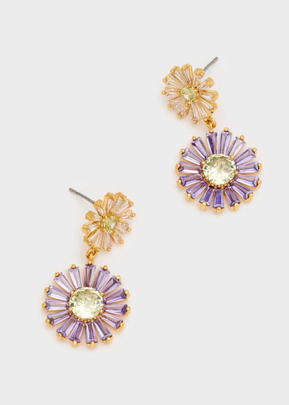 Nalí MARGHERITA EARRINGS W/ ZIRCONS + COLORS Italy