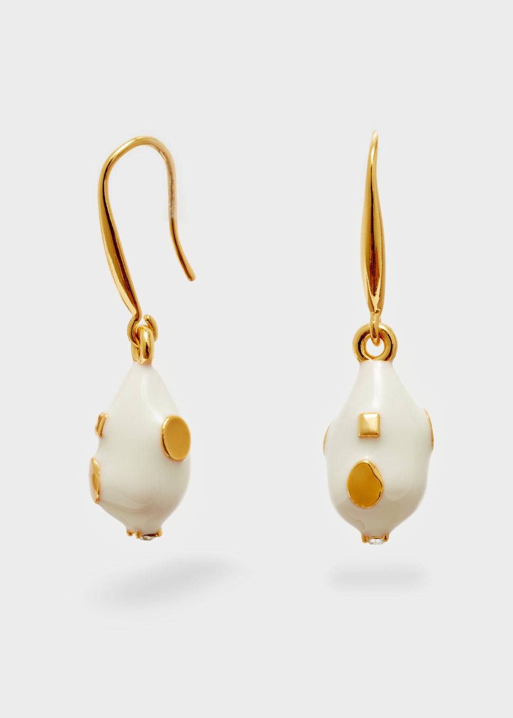 Nalí NIDIA EARRINGS W/ ENAMEL PENDANT+ COLORS 2025