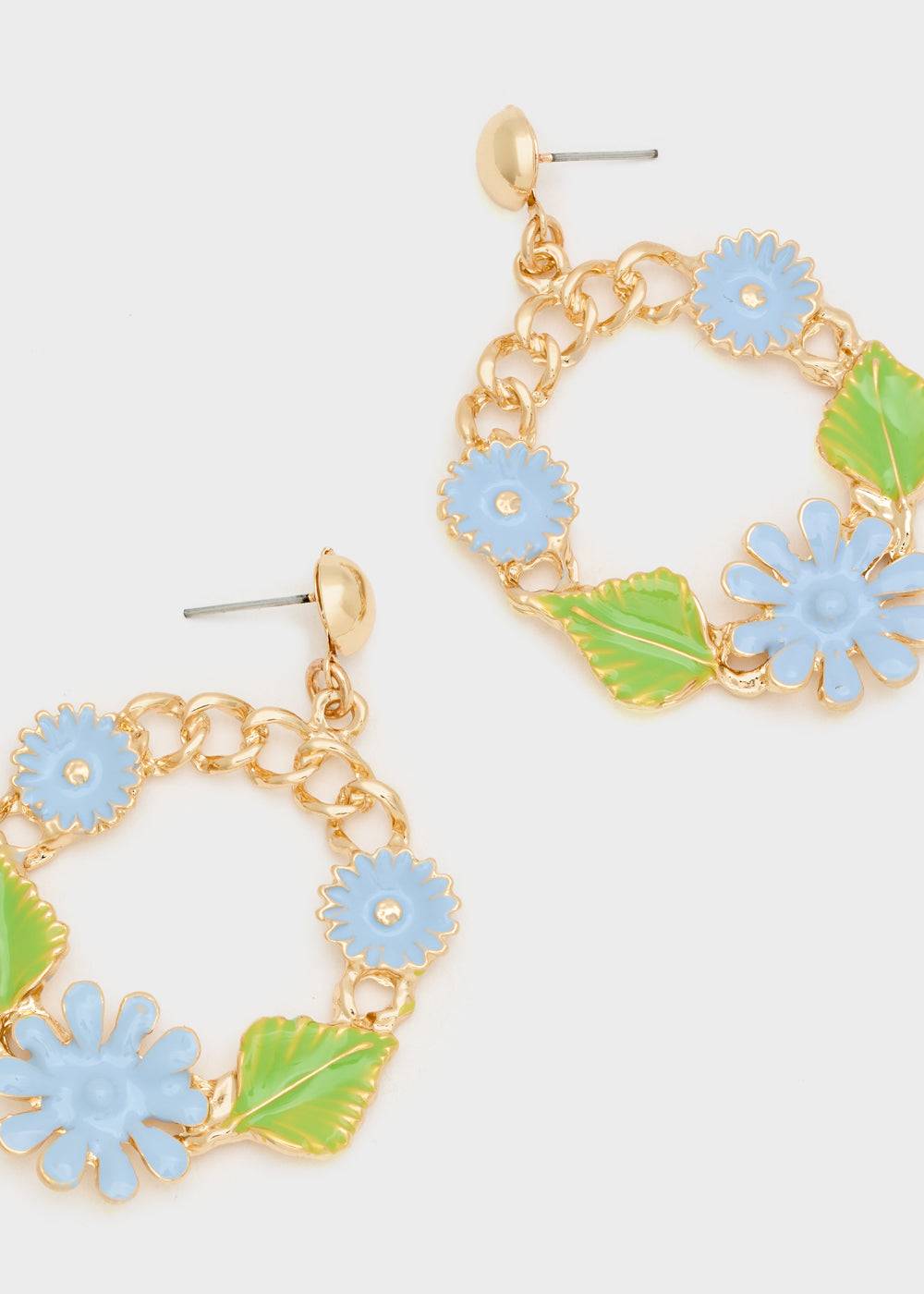 Nalí SPRING LONG EARRINGS FLOWERS + COLORS Vendita