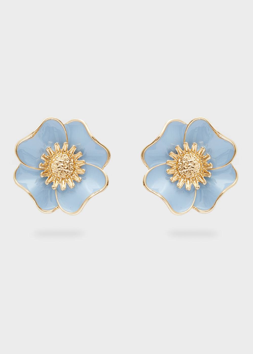 Nalí FLOWER LOBE ENAMEL EARRINGS + COLORS Promozione