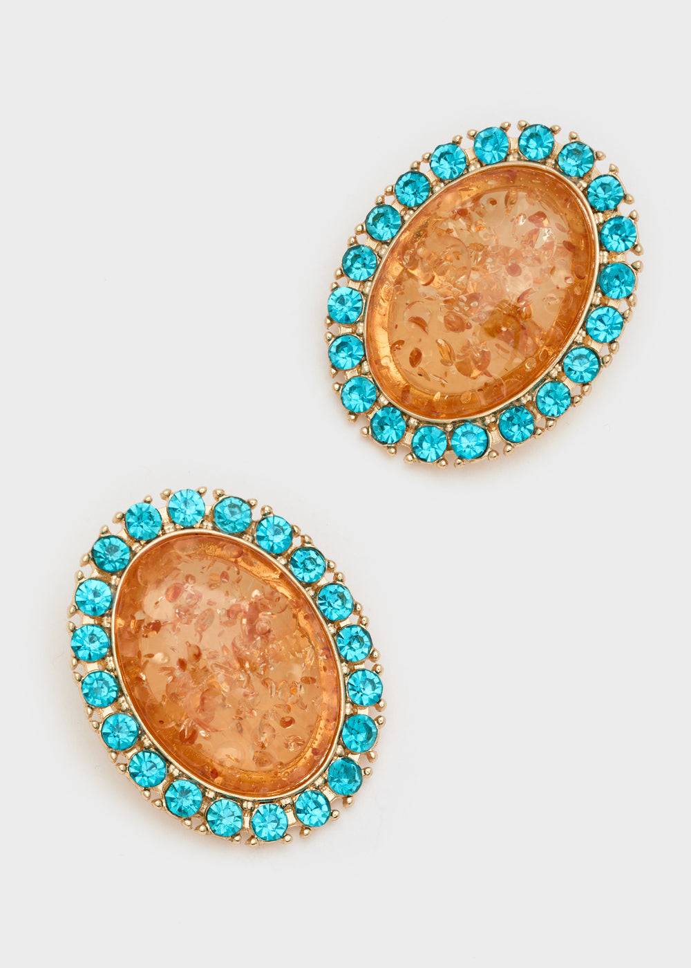 Nalí DENISE OVAL EARRINGS + COLORS Pezzi Unici