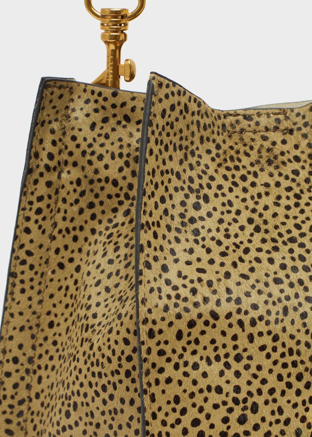 Nalí TITTI BUCKET BAG IN REAL LEATHER GREEN Negozi Online