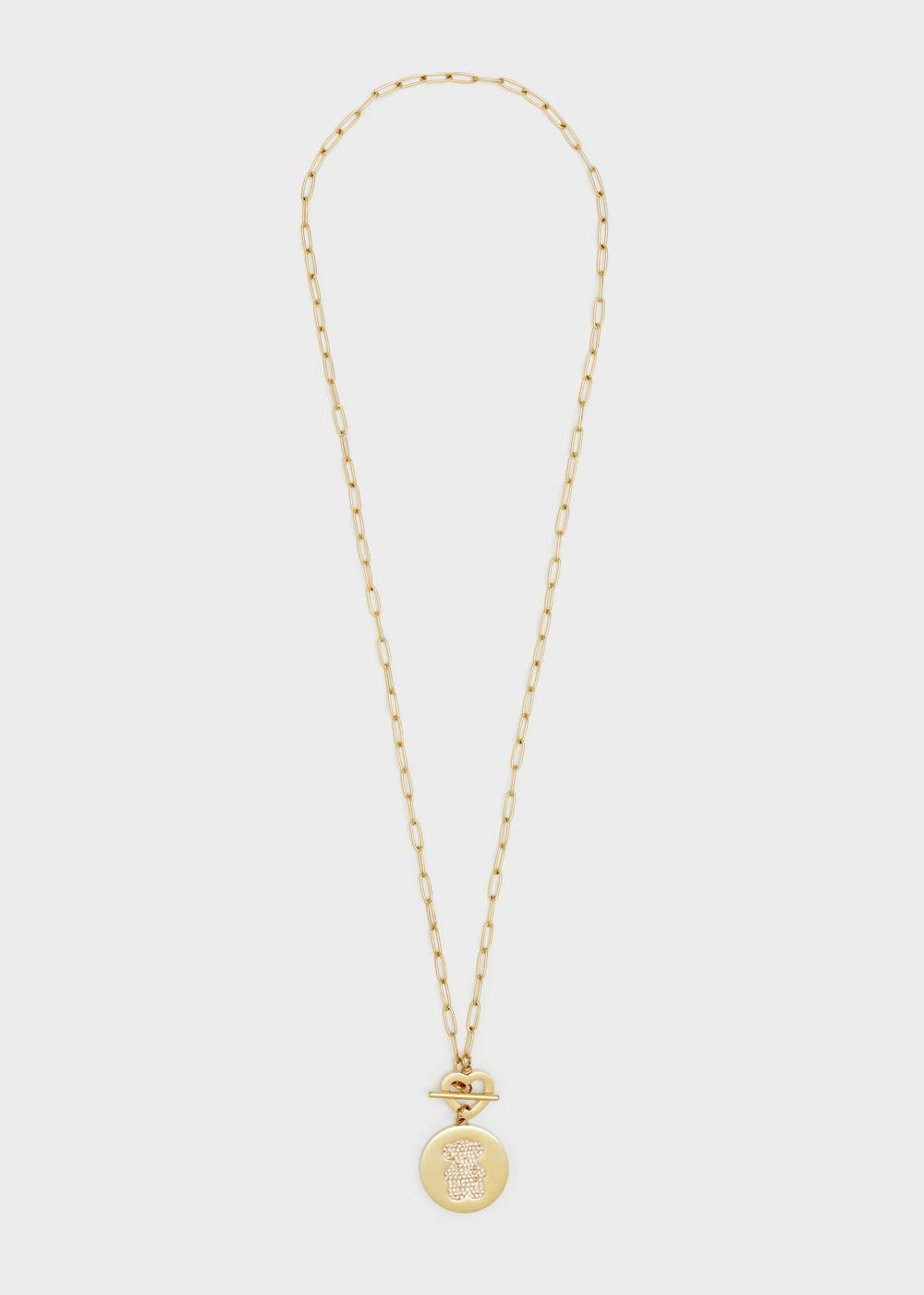 Nalí 14KT GOLD PLA. S. STEEL TEDDY NECKLACE Acquista Ora