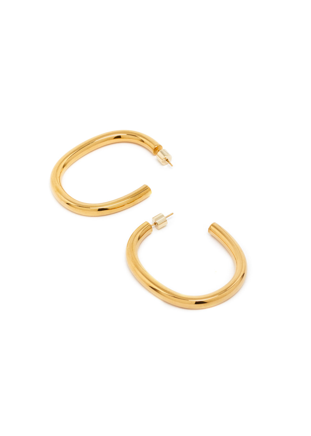 Nalí EARRINGS NINA HALF-HOOP GOLD COLOR Fino Al -60%