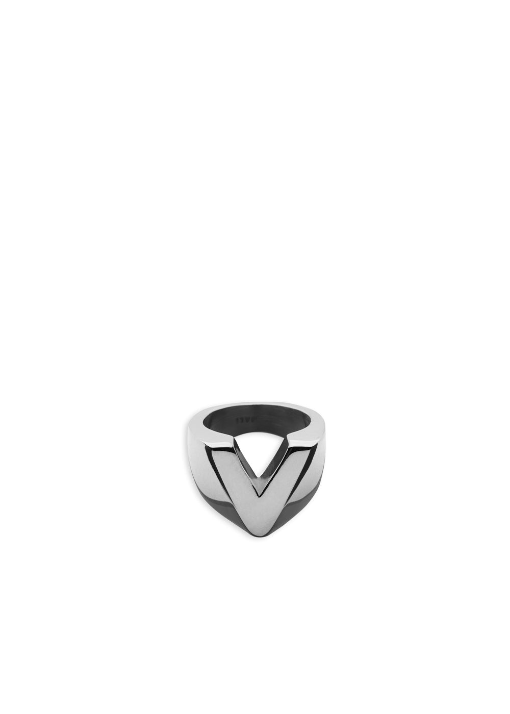 Nalí CHUNKY SILVER RING LETTER + LETTERS Italy