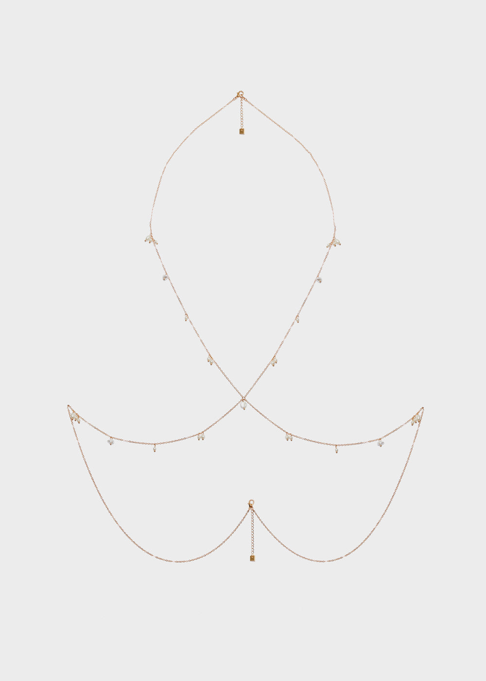 Nalí BODY CHAIN WITH PEARLS Shopping Online