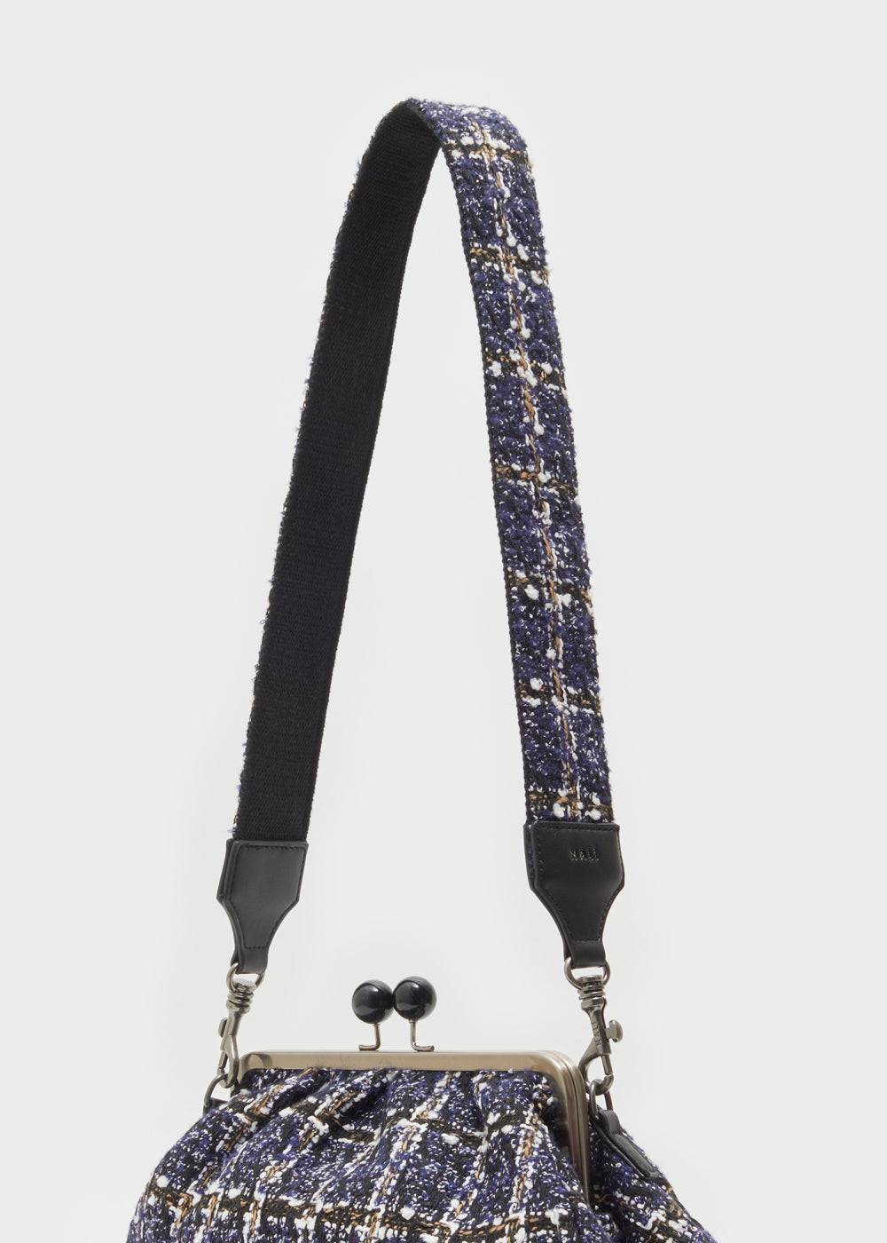 Nalí ALMA STRAP W/ BLUE CHECK FABRIC Offerta