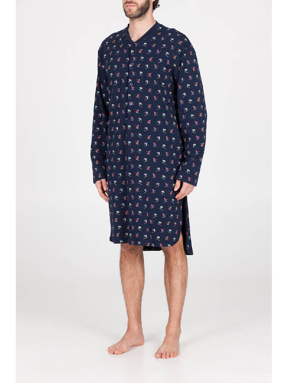 Julipet Camicia da notte in morbido interlock di puro cotone In Vendita