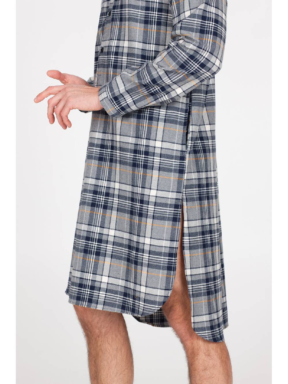 Julipet Camicia da notte in calda flanella di puro cotone Hotsell
