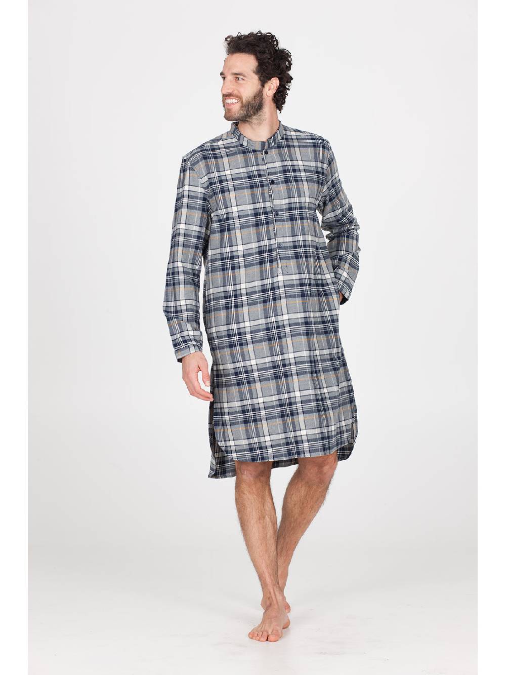 Julipet Camicia da notte in calda flanella di puro cotone Hotsell