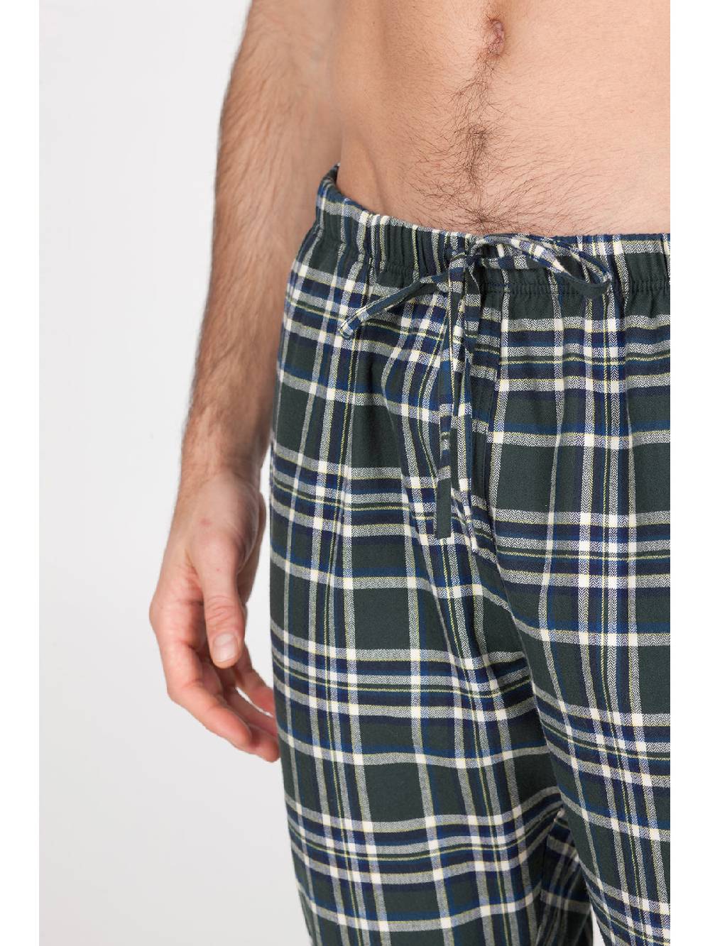 Julipet Pantalone in calda flanella di puro cotone Vendita Economica