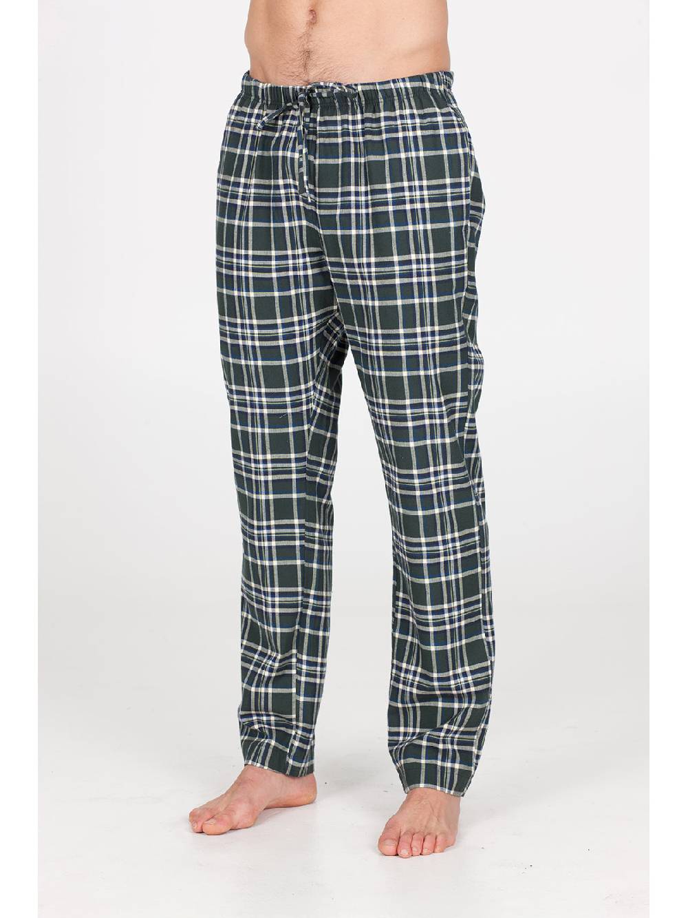 Julipet Pantalone in calda flanella di puro cotone Vendita Economica