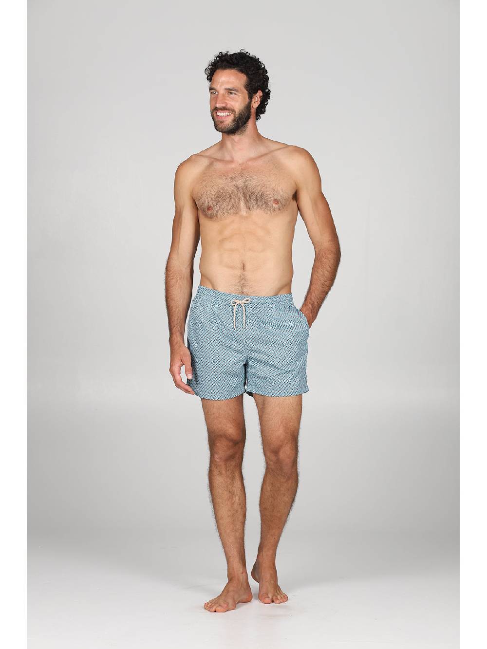 Julipet Boxer mare in leggera tela di microfibra, con disegno ad alta definizione "microfantasia" Fino al 55% di sconto