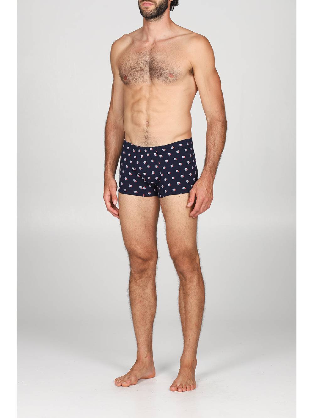 Julipet Boxer comfort in cotone bielastico, disegni "pesci" Vendite stagionali
