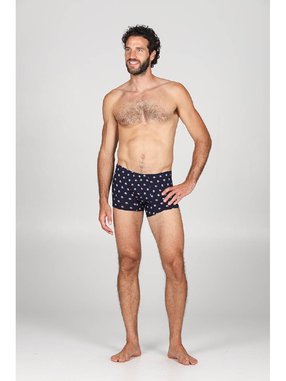 Julipet Boxer comfort in cotone bielastico, disegni "pesci" Vendite stagionali