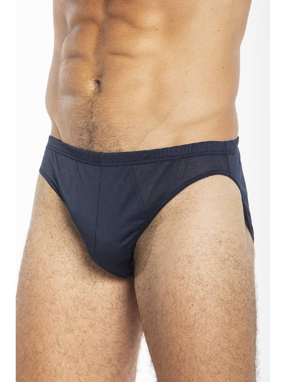 Julipet Slip blu in jersey di puro cotone mercerizzato e gasato Fino Al -60%