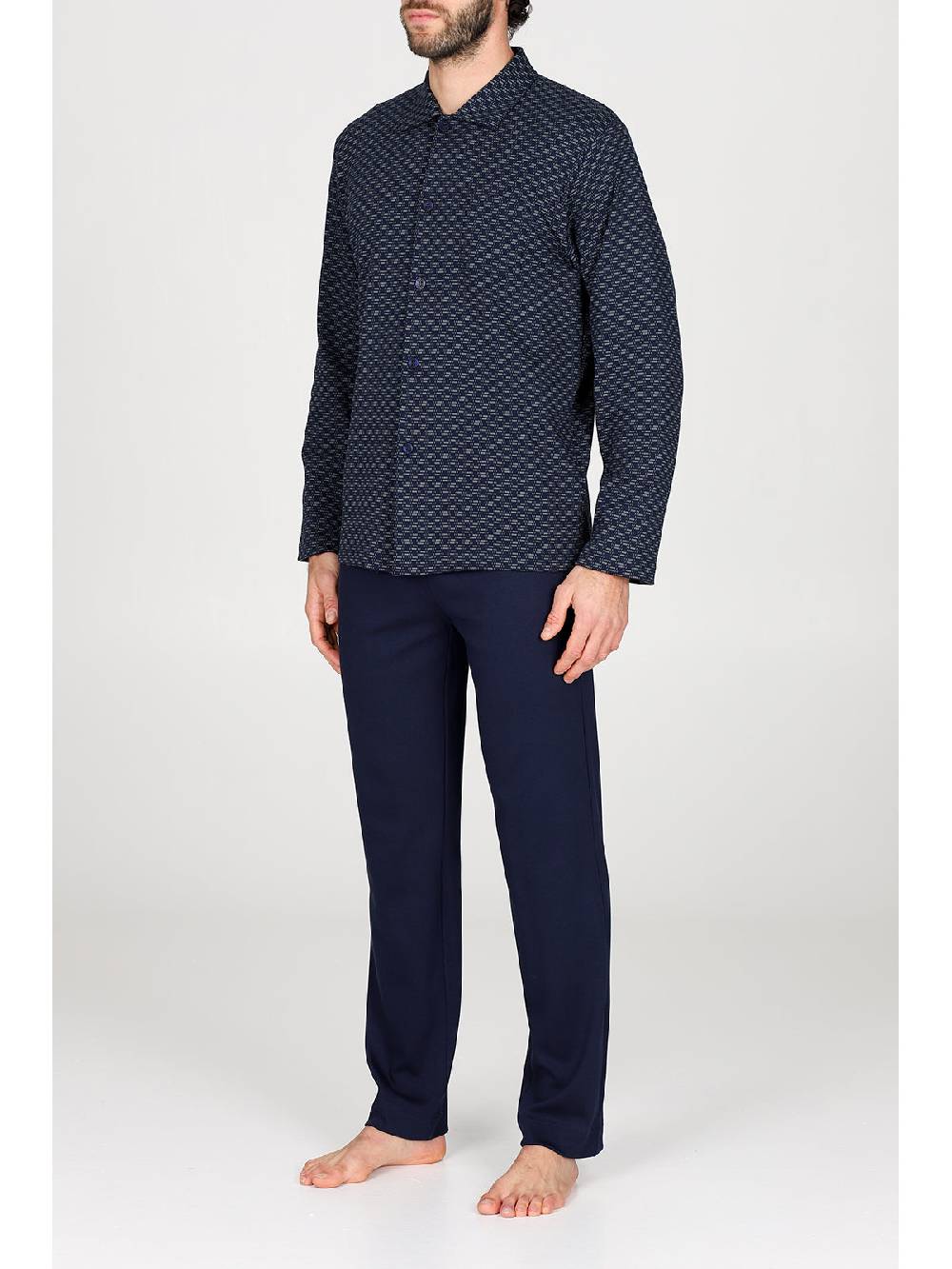Julipet Pigiama cardigan in caldo interlock di puro cotone 2025