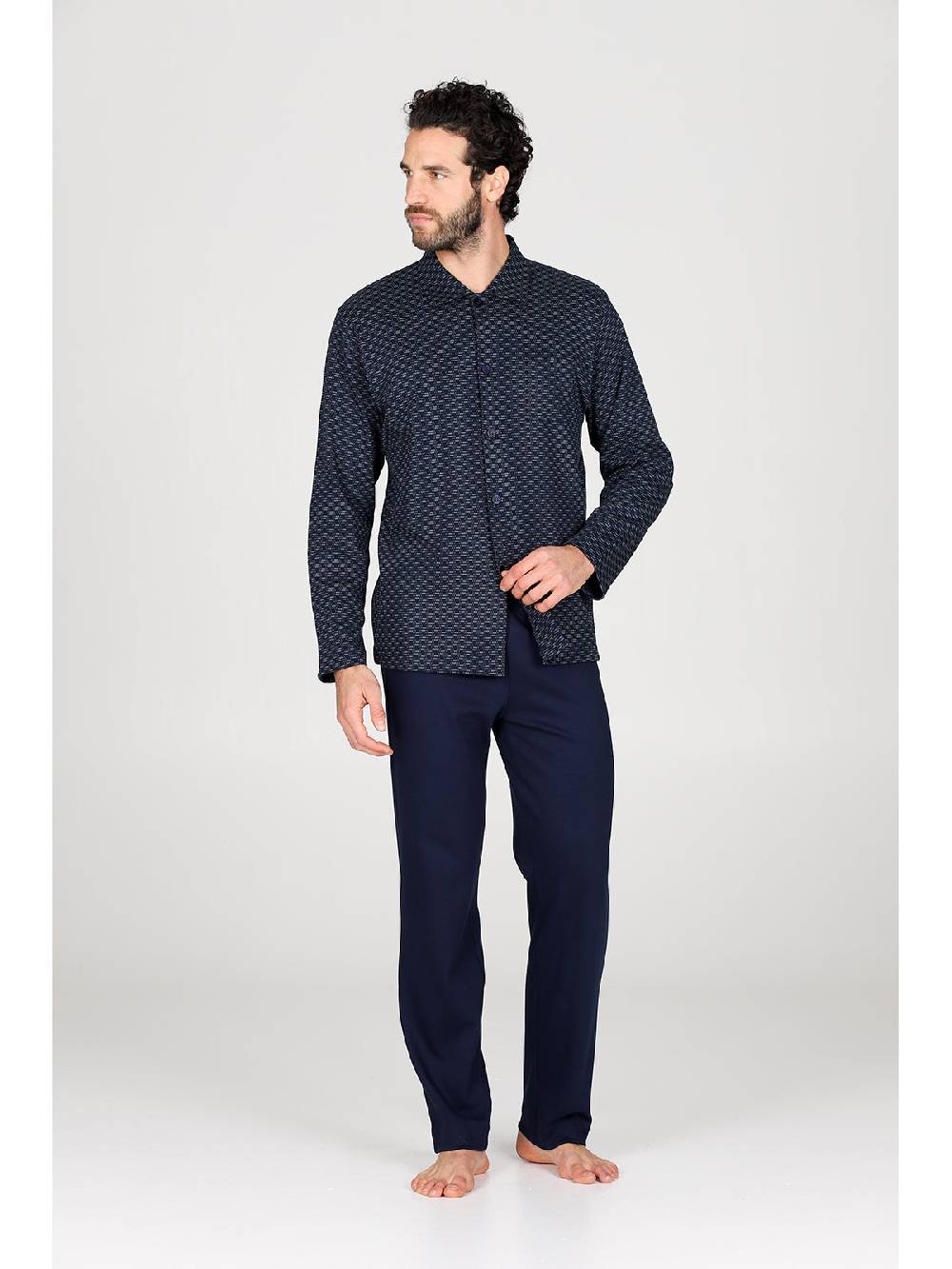 Julipet Pigiama cardigan in caldo interlock di puro cotone 2025