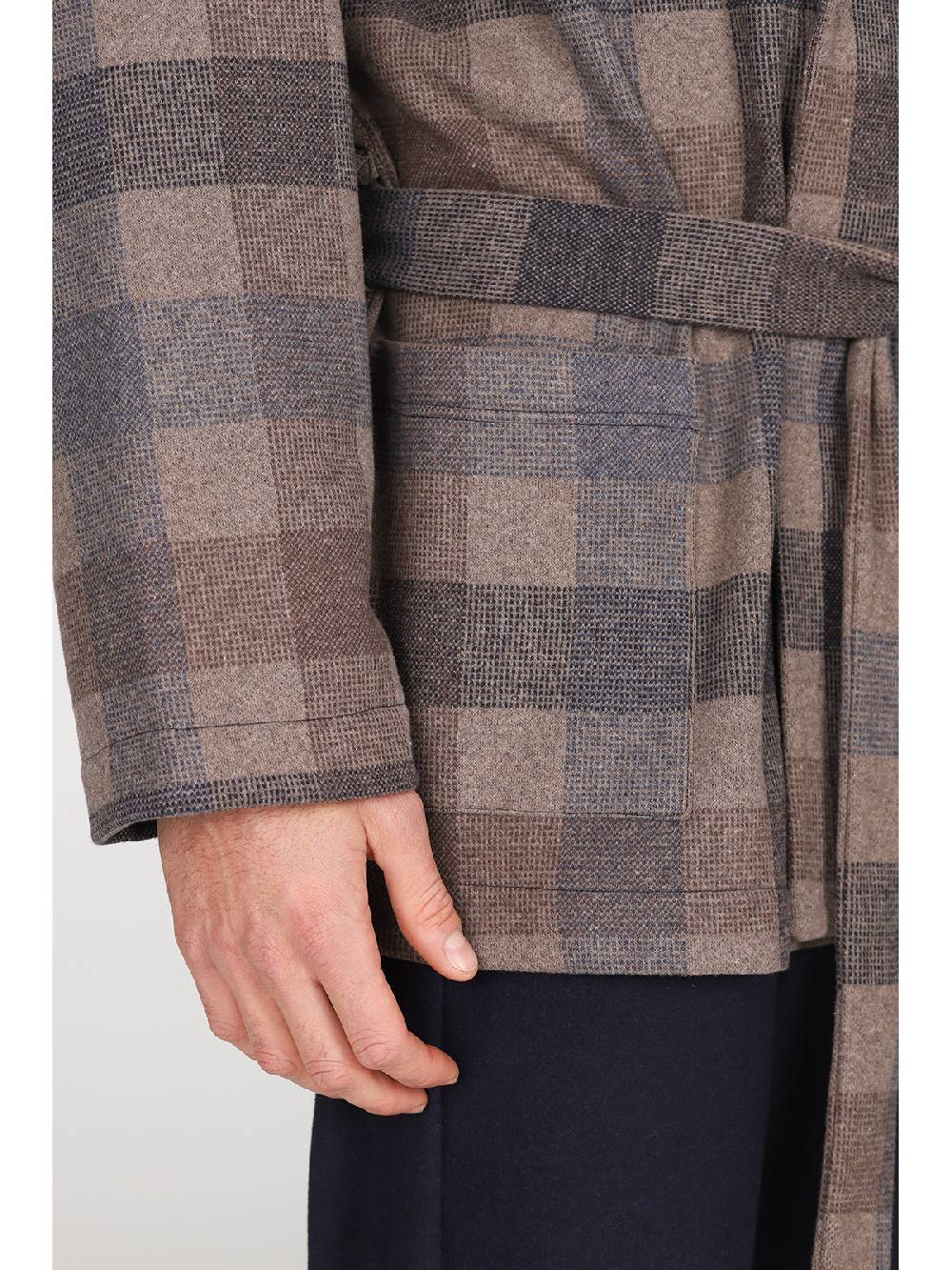 Julipet Giacca da camera in confortevole jacquard di cotone Qualità