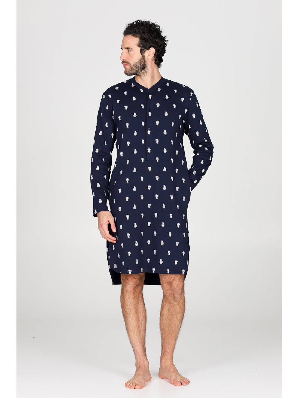 Julipet Camicia da notte Artist Edition, in caldo interlock di puro cotone Promozione