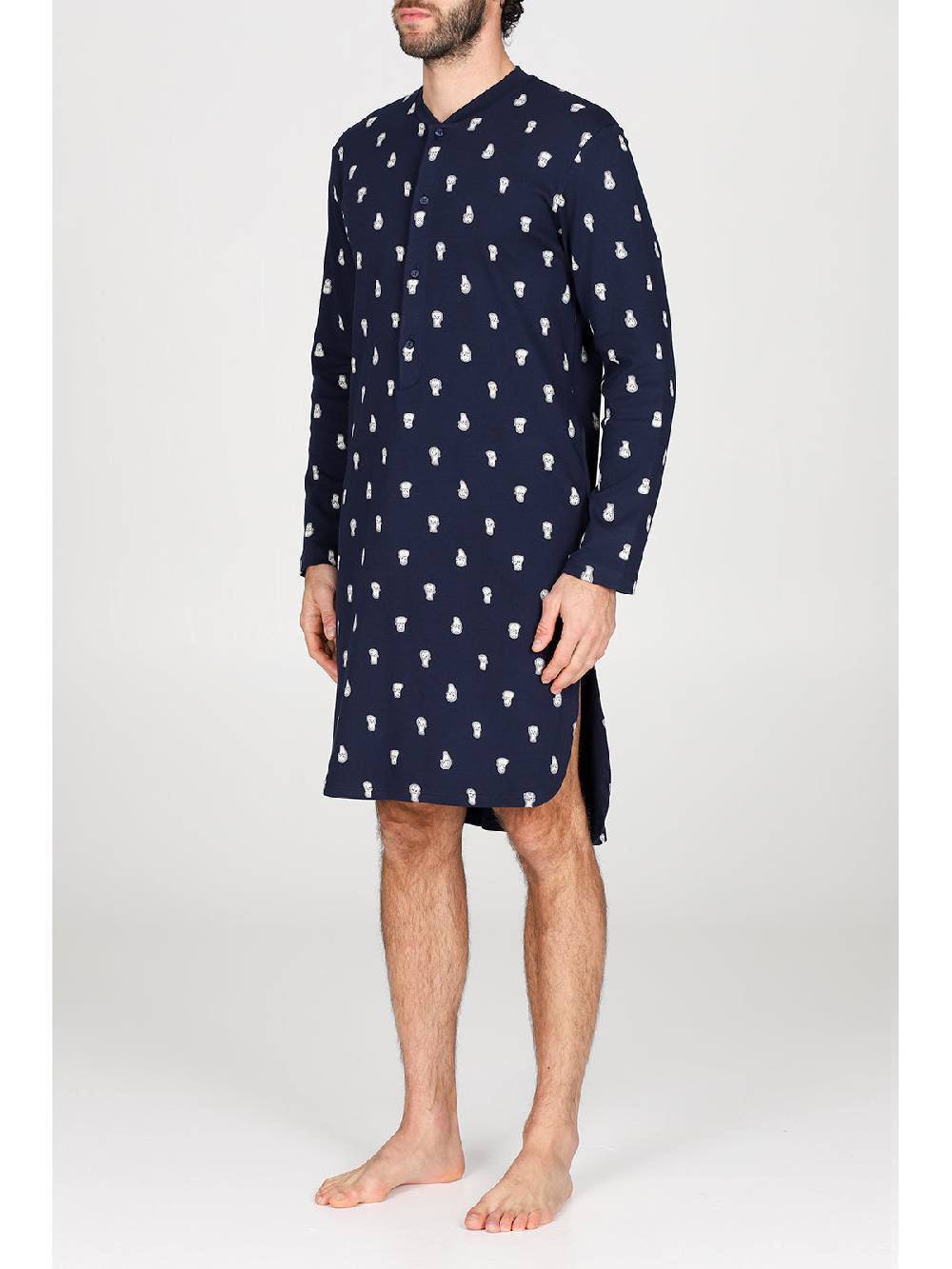 Julipet Camicia da notte Artist Edition, in caldo interlock di puro cotone Promozione