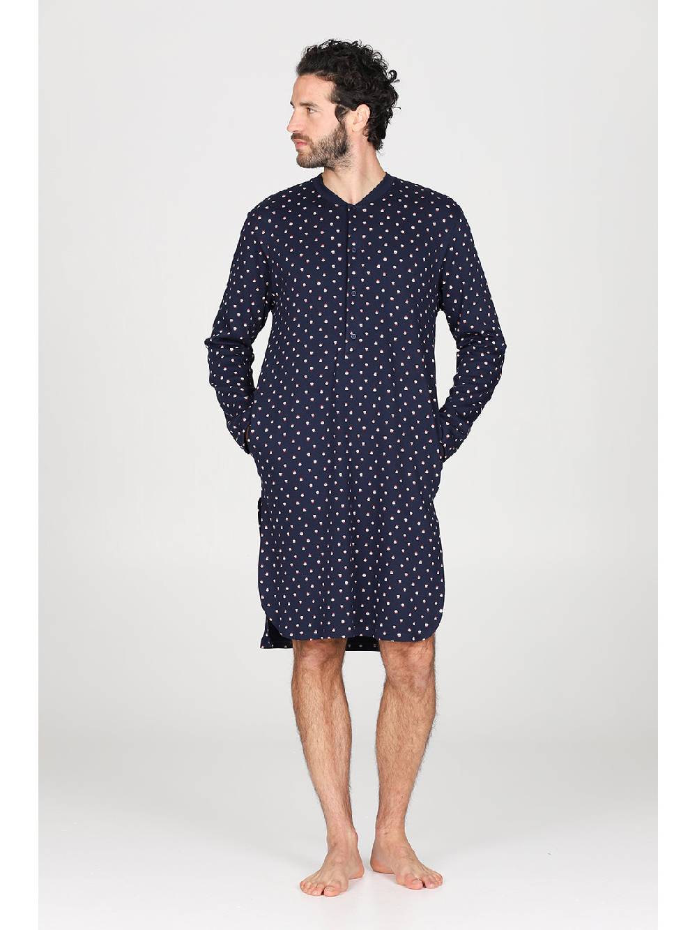 Julipet Camicia da notte in caldo interlock di puro cotone Spedizione Gratuita