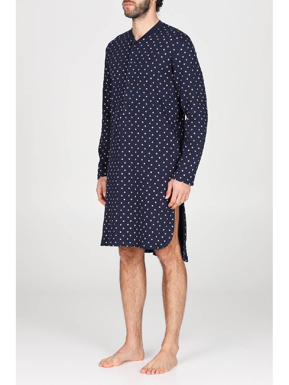 Julipet Camicia da notte in caldo interlock di puro cotone Spedizione Gratuita