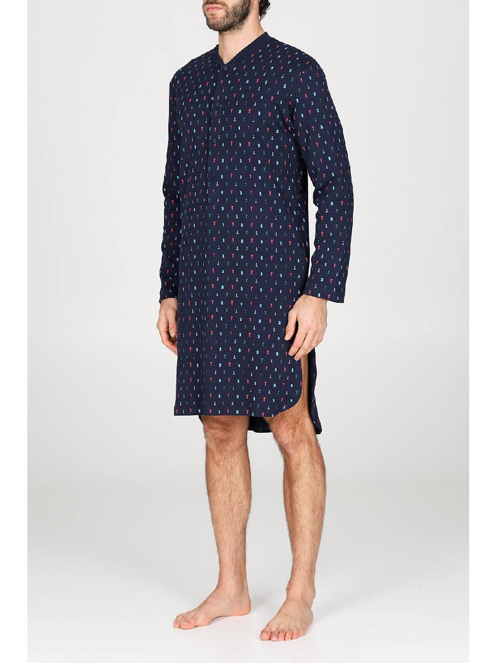 Julipet Camicia da notte in caldo interlock di puro cotone Pezzi Unici