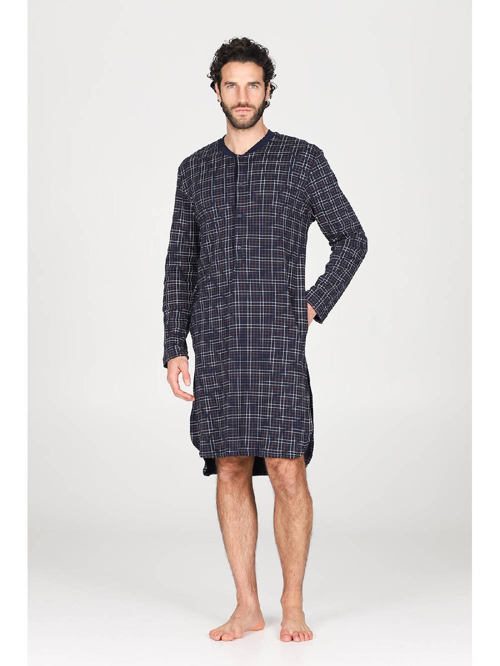 Julipet Camicia da notte in caldo interlock di puro cotone Soddisfazione Garantita