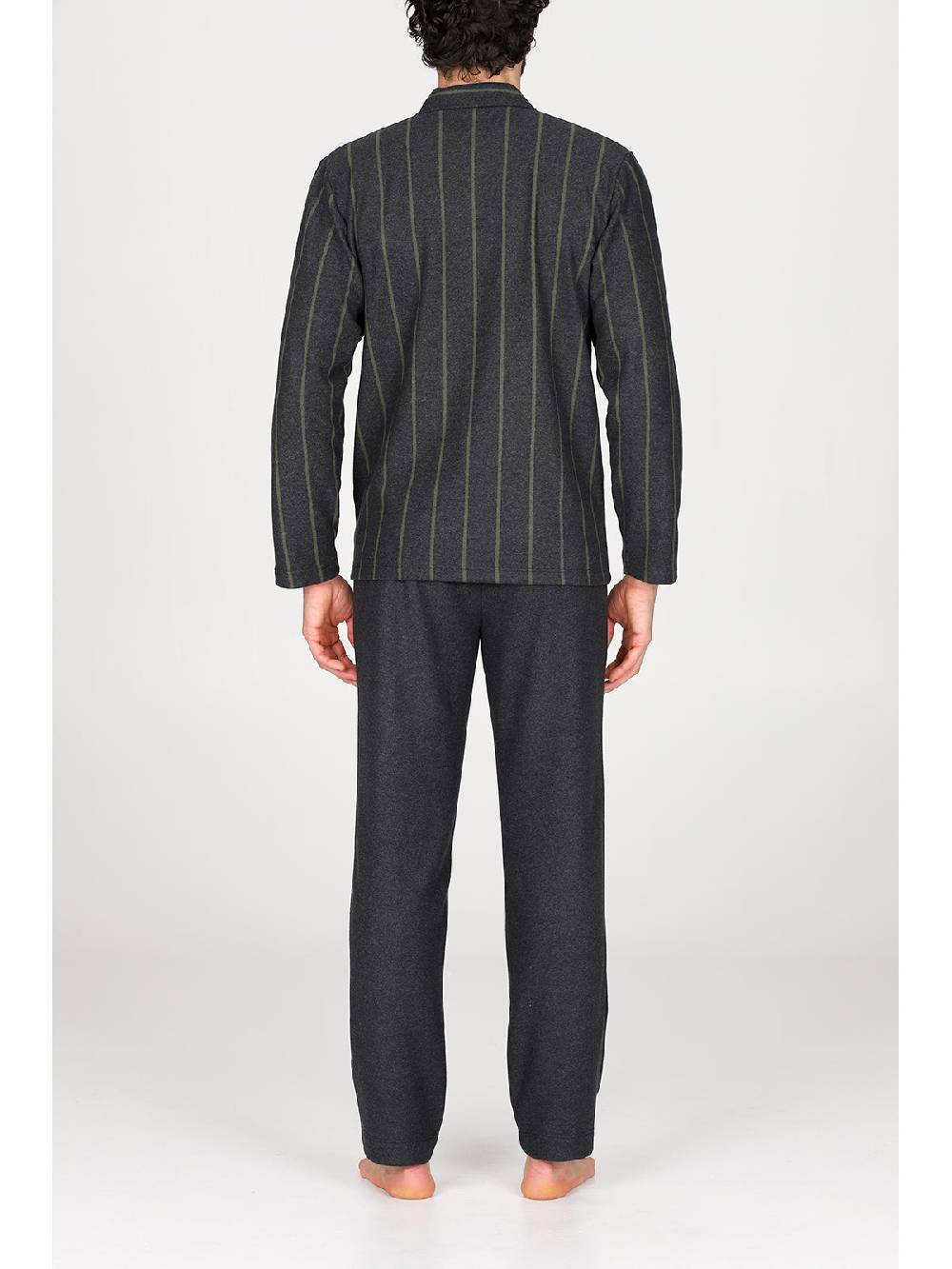 Julipet Pigiama cardigan in confortevole jacquard di cotone Sconto