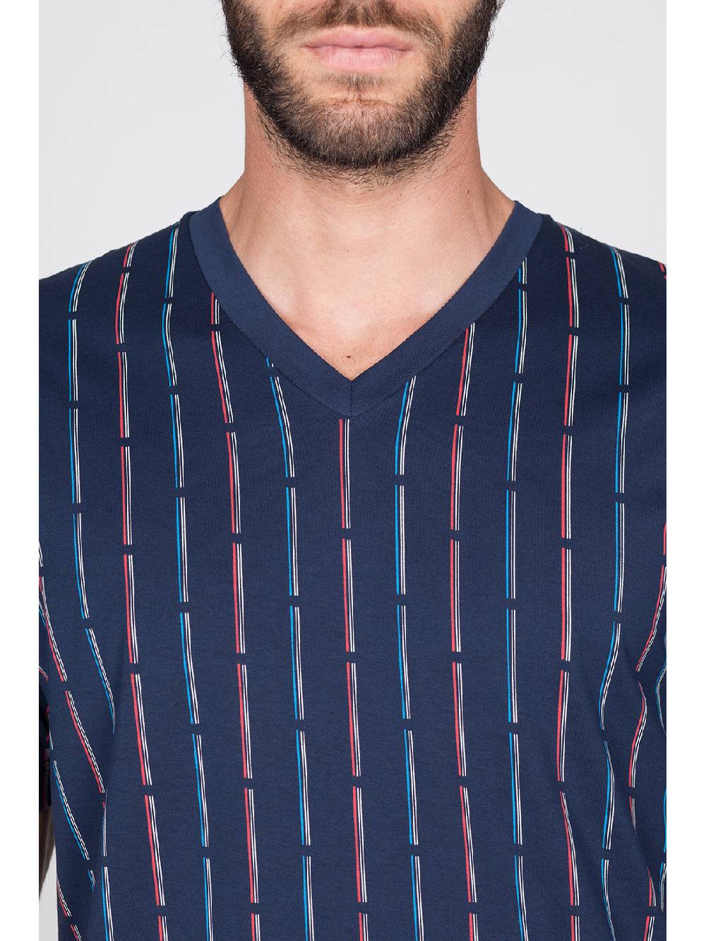 Julipet Pigiama v in leggerissimo jersey di puro cotone Online Outlet