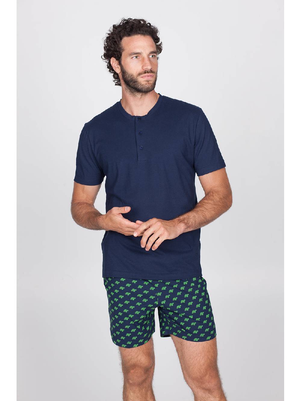 Julipet Pigiama corto artist edition in leggero jersey di puro cotone Lightning offer