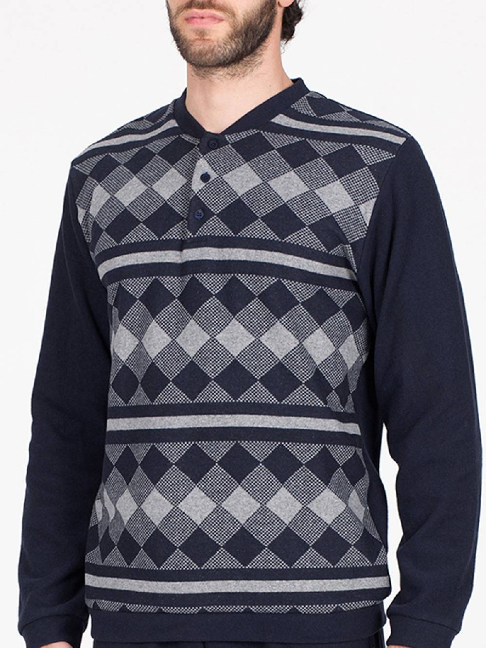 Julipet Pigiama in caldo jacquard di cotone Shopping Online