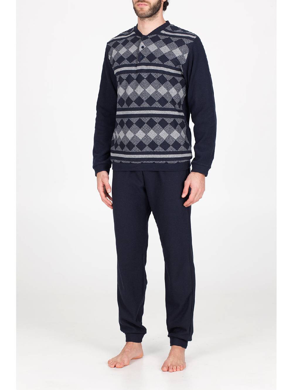 Julipet Pigiama in caldo jacquard di cotone Shopping Online