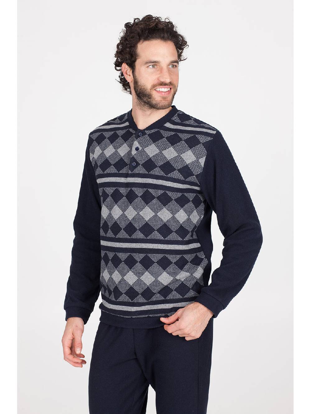 Julipet Pigiama in caldo jacquard di cotone Shopping Online