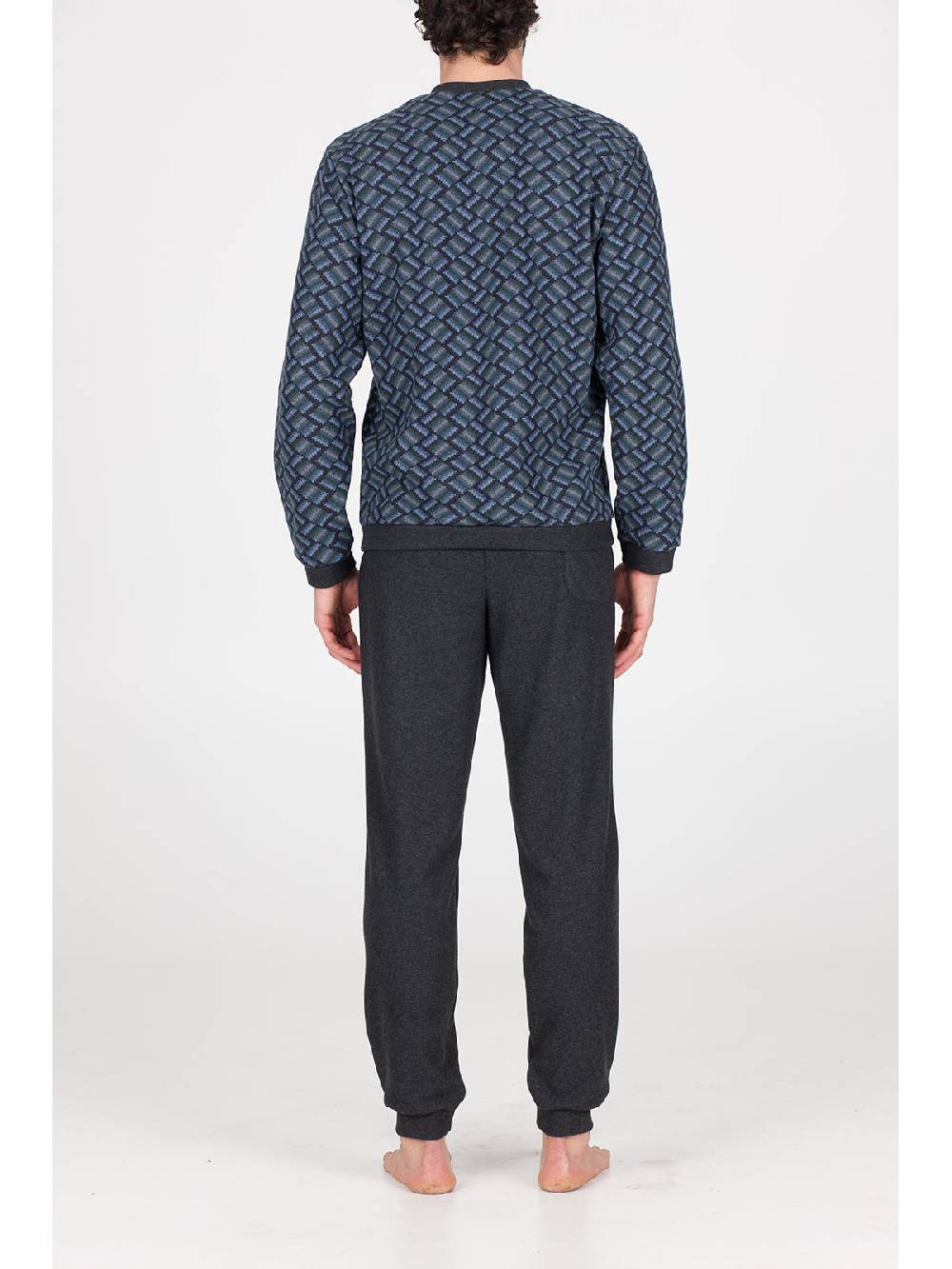 Julipet Pigiama in caldo jacquard di cotone Negozi Online