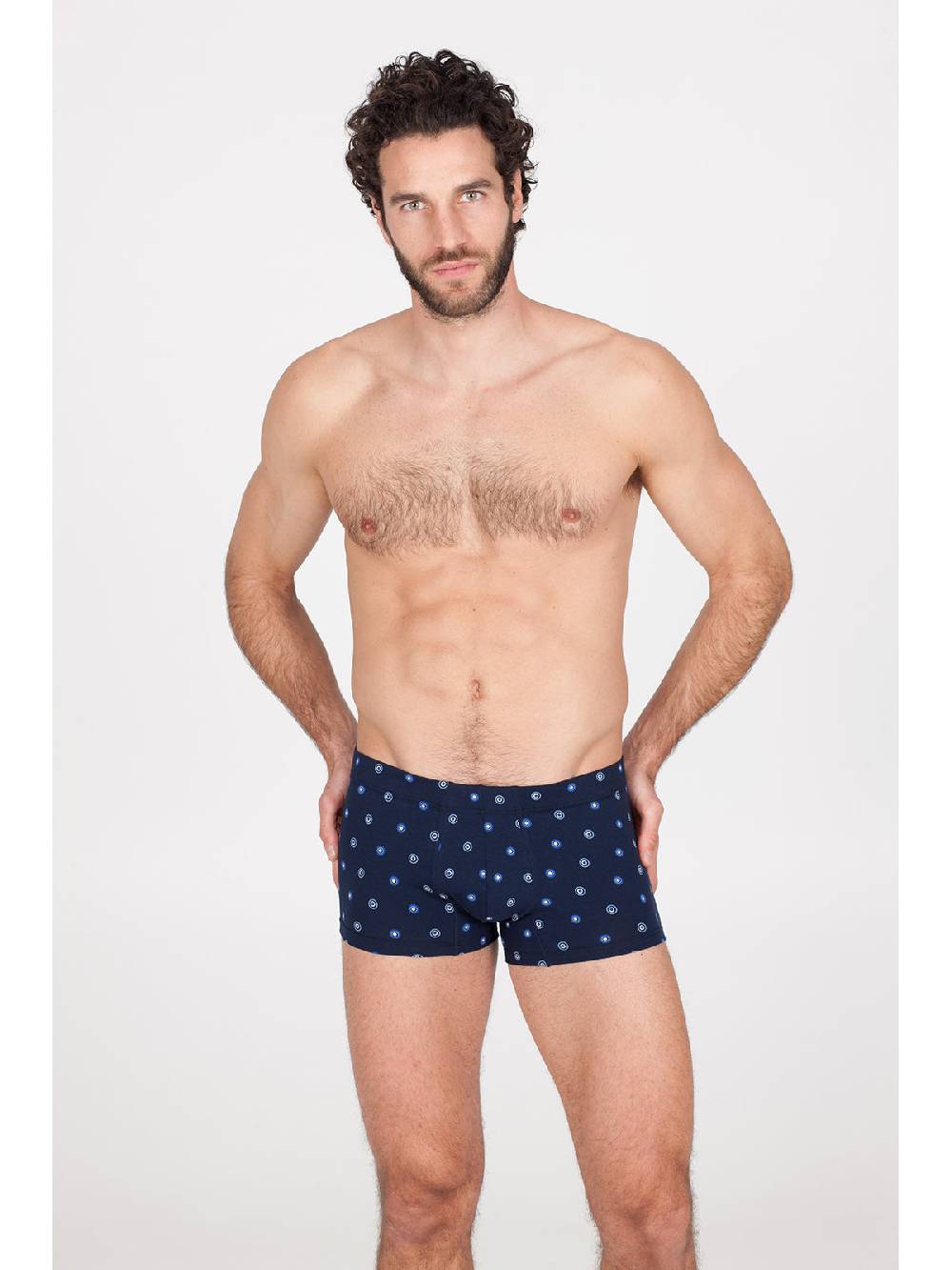 Julipet Boxer comfort in cotone bielastico stampato Presa