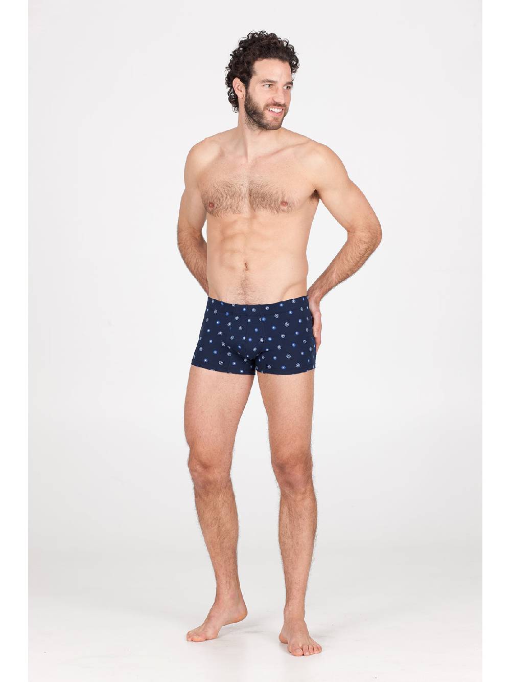 Julipet Boxer comfort in cotone bielastico stampato Presa