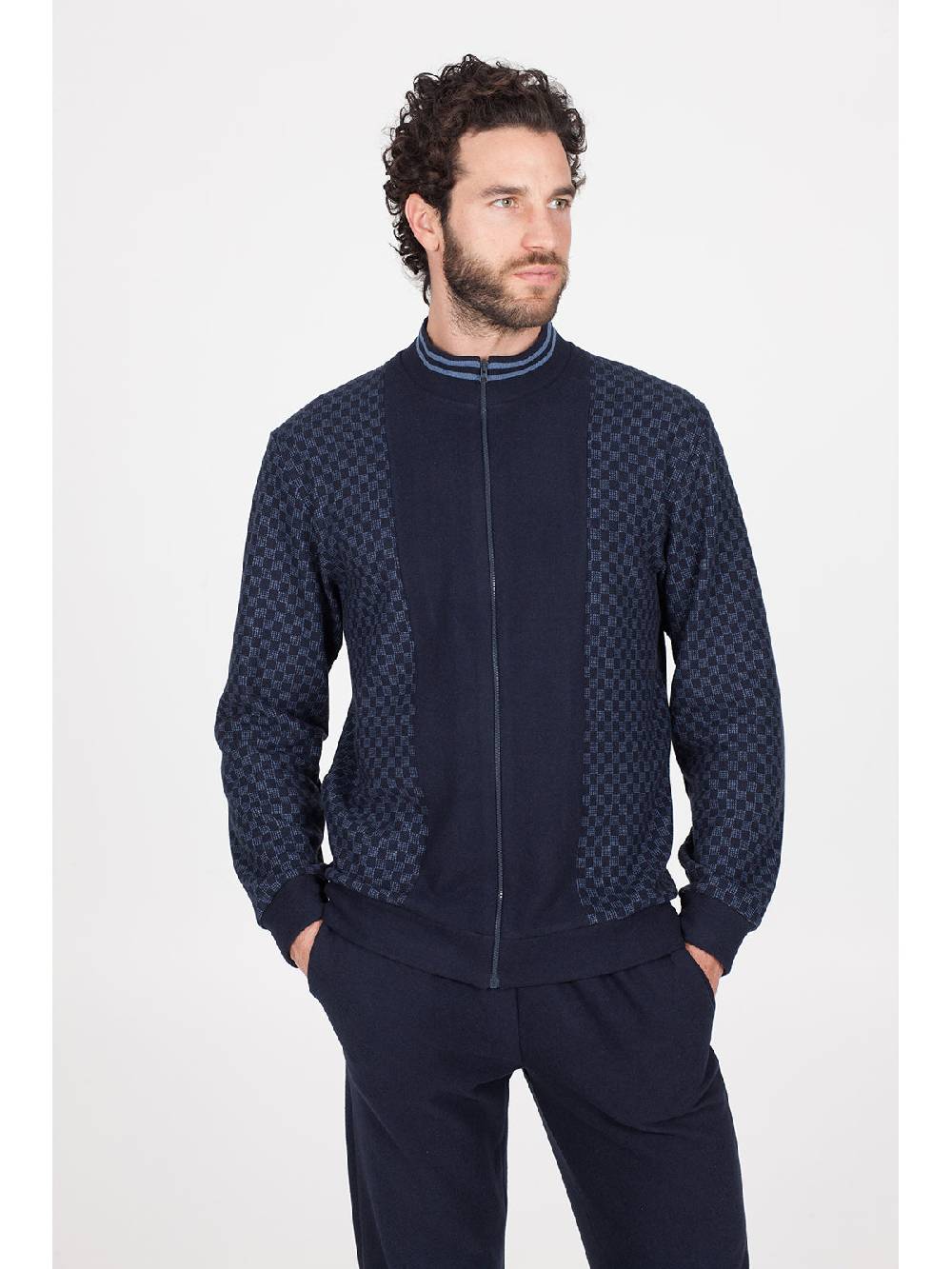 Julipet Pigiama in caldo jacquard di cotone Comprane uno, ottenene uno gratis